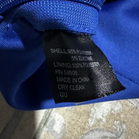 Antonio Melani cobalt blue jumpsuit! Worn once, and has been dry cleaned. - Picture 2 of 3